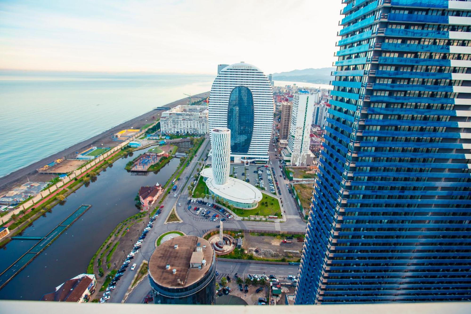 Panorama Orbi Beach Resort Center Suite Batumi Exteriör bild